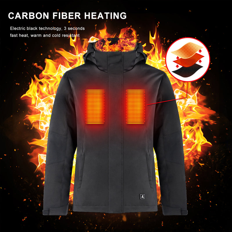 Load image into Gallery viewer, Women’s Slim-Fit Heated Jacket – Lightweight, Fast-Heating Warmth