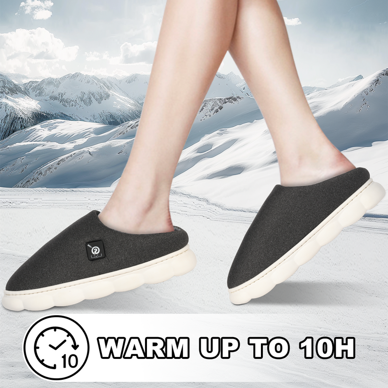 Load image into Gallery viewer, Unisex Rechargeable Low-Cut Heated Slippers