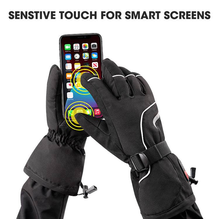 Load image into Gallery viewer, Outlets-Savior Winter Outdoor Sports Waterproof Touchscreen Ski Heated Gloves