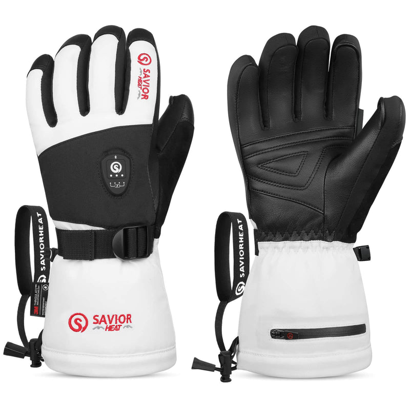 Load image into Gallery viewer, Savior Heated Ski Gloves 2.0 Upgraded Bluetooth Control 3000mAh Fast-Charging Battery Waterproof
