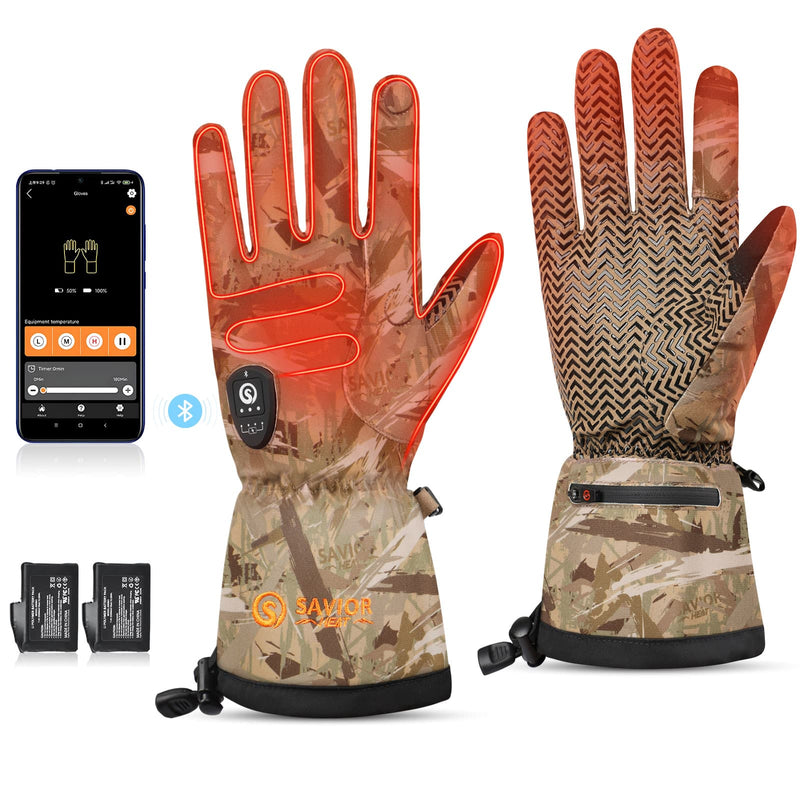 Load image into Gallery viewer, Savior Heated Hunting Gloves 2.0 Upgraded Heating Technology,3000mAh Fast-Charging Battery
