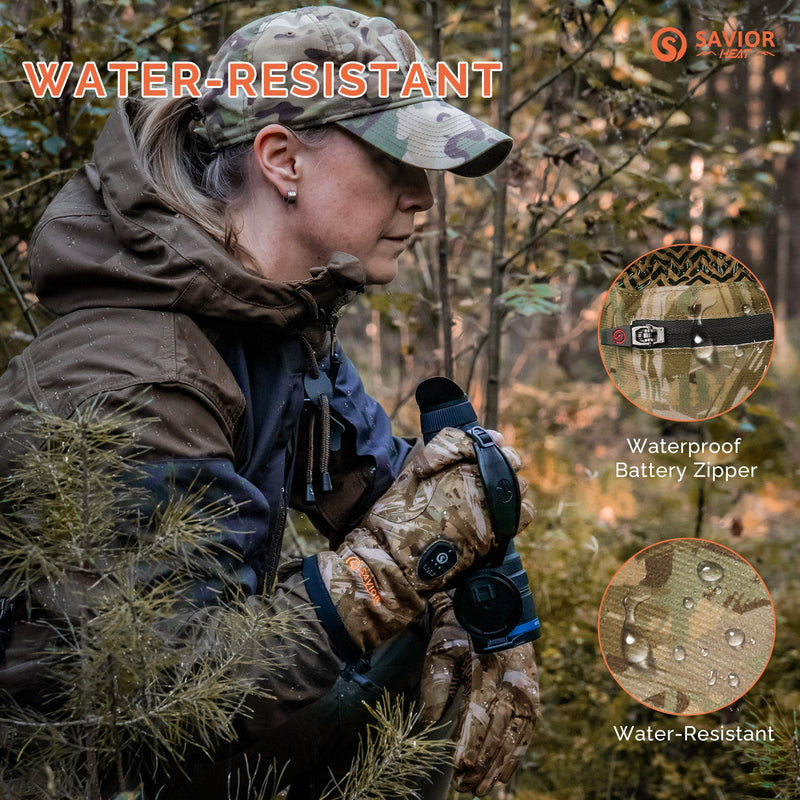 Load image into Gallery viewer, Savior Heated Hunting Gloves 2.0 Upgraded Heating Technology,3000mAh Fast-Charging Battery
