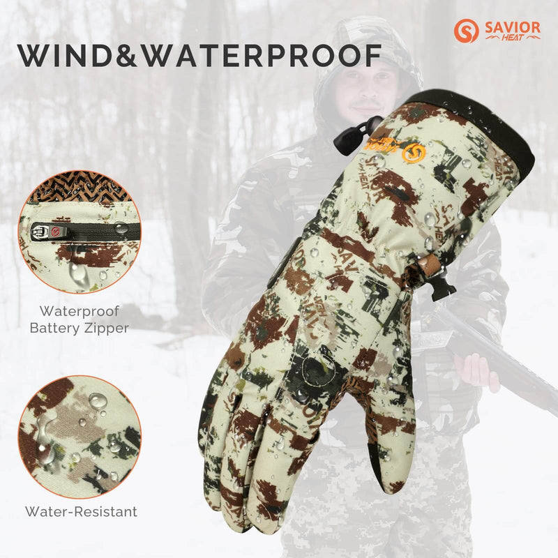Load image into Gallery viewer, Savior Hunting Gloves 2.0 Heated &amp; Fast-Charging Battery
