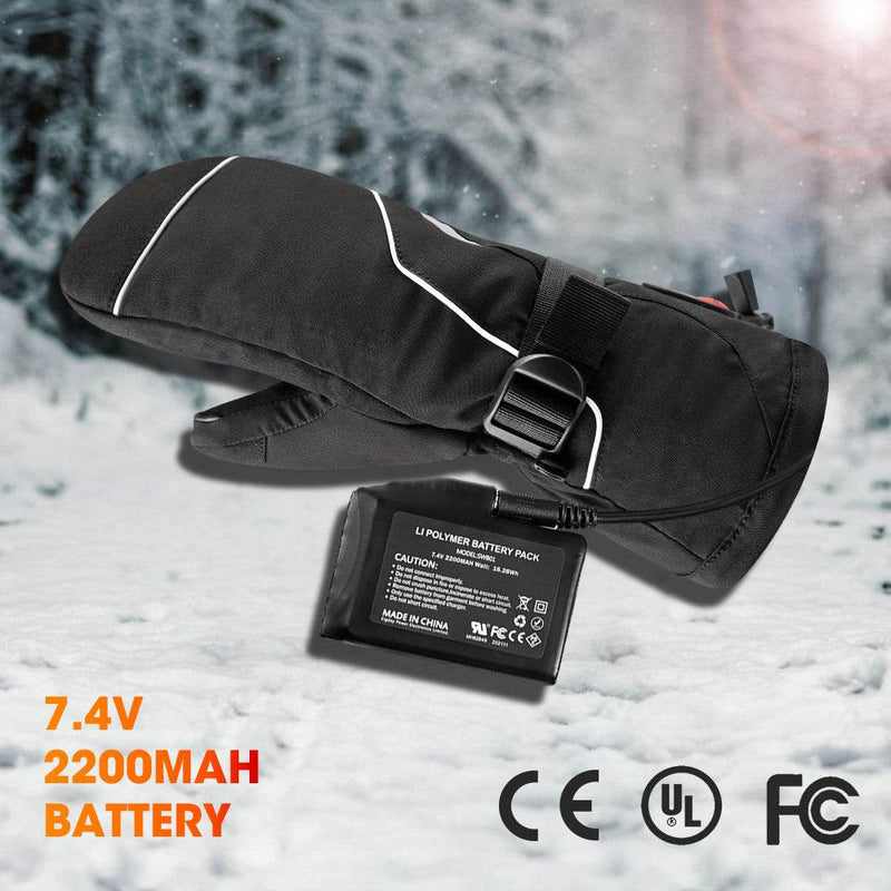 Load image into Gallery viewer, Outlets-Savior Winter Warm Sport Snow Ski Heated Mittens Gloves
