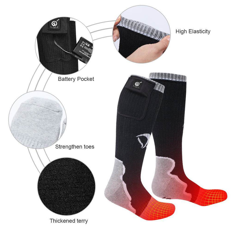 Load image into Gallery viewer, Savior Heat Socks with Rechargeable Battery Winter Outdoor Thermal Cotton Sock

