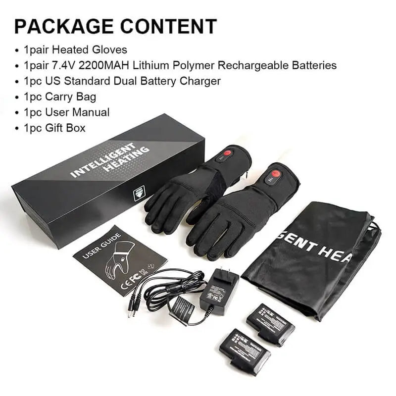 Load image into Gallery viewer, Savior Ultra Thin Heated Glove Liners package list

