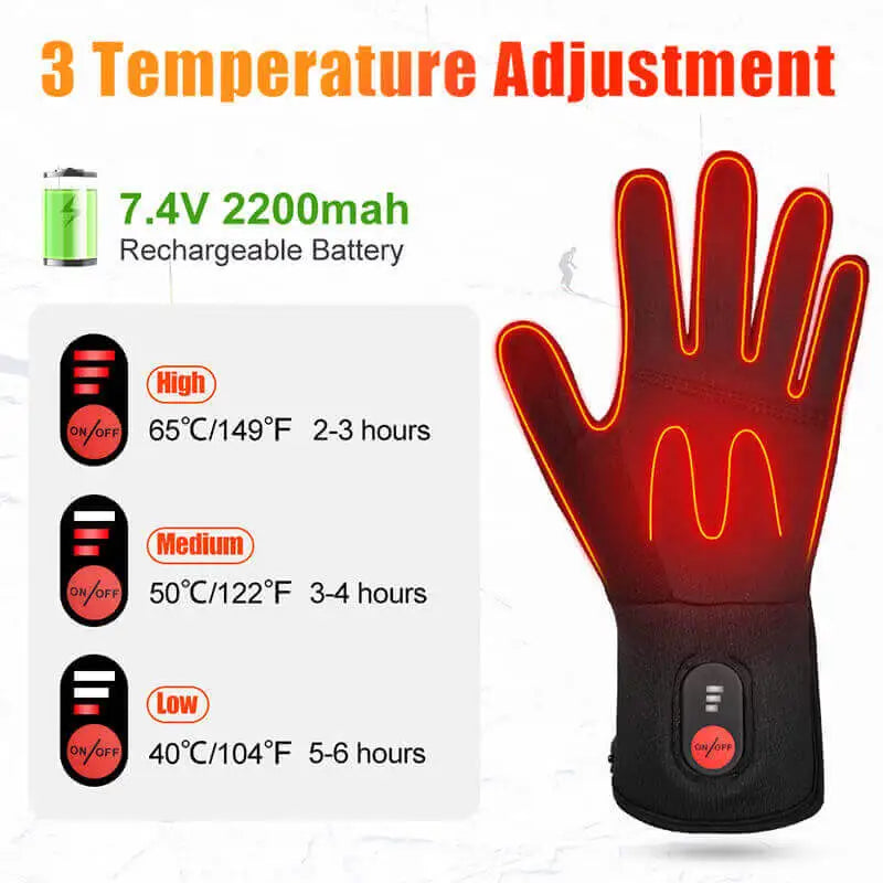 Load image into Gallery viewer, Savior Ultra Thin Breathable Heated Glove Liners
