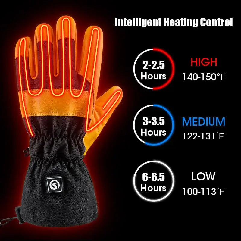 Load image into Gallery viewer, heated gloves temperature adjustment
